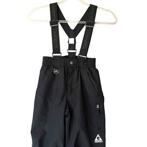 Gerry Youth Size Small 7/8 Black Snow Pants Winter Bibs Ski Pants Insulated